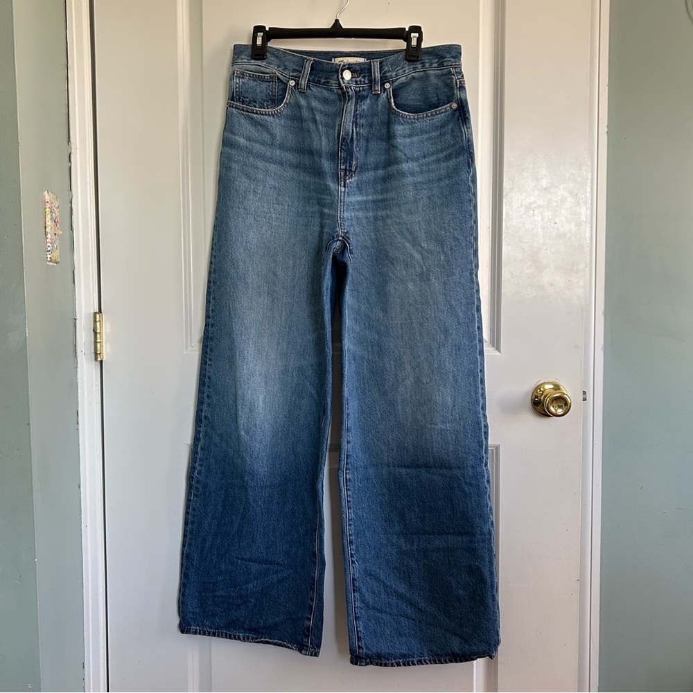Madewell Superwide Blue Jeans